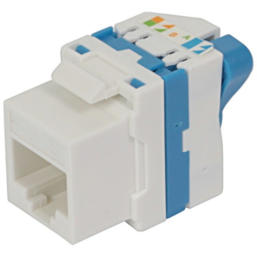 SOCKET KEYSTONE RJ45 MODUL BEZ NÁSTROJA KAT.6