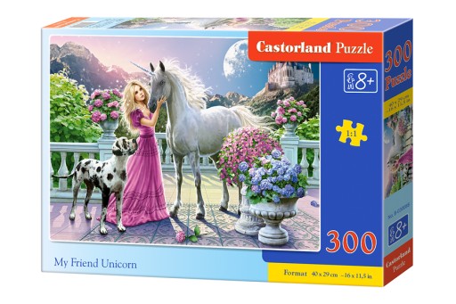 Puzzle 300. Priateľ jednorožec Castor. B-030088