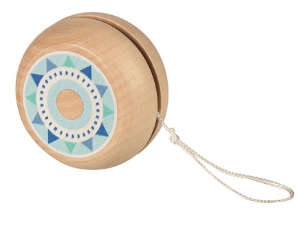 Drevené Yoyo pre deti Colorful Yoyo Natural