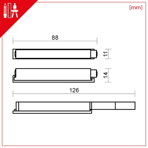 4x Tlmič NÁBYTOK MAGNET NA NÁBOŽKU O 15% LACNEJŠIE