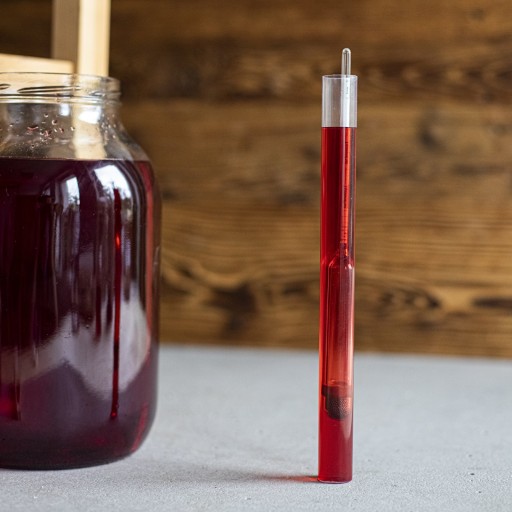 VÍNOMETER CUKROMETER v plastovej skúmavke AREOMETER