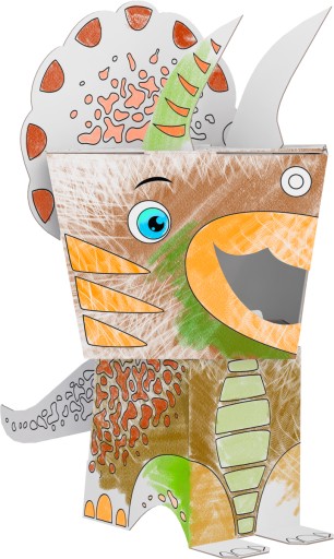 CubeHead. Model Triceratops