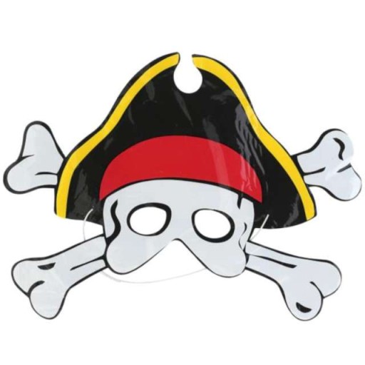 PIRÁTSKA penová maska, bežecký karneval