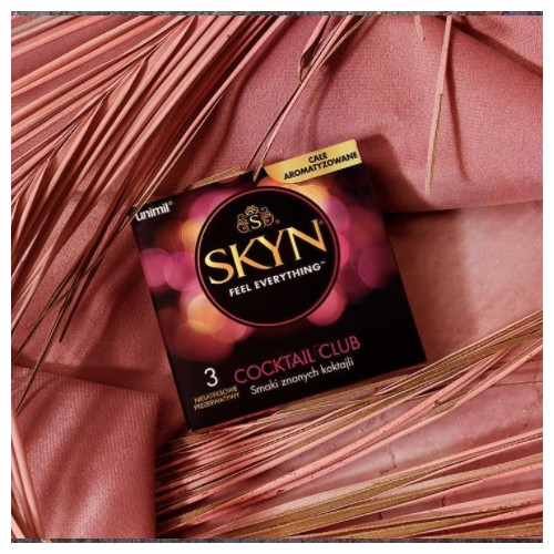 Unimil Skyn Cocktail Club nelatexové kondómy 3 ks