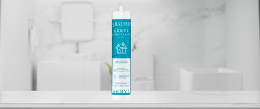 AKRYL stavebný biely akrylový tmel Bauhus