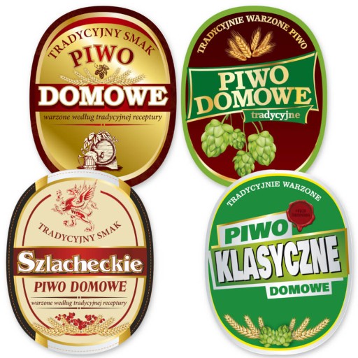 10X SAMOLEPIACIE ETIKETY NA DOMÁCE PIVO