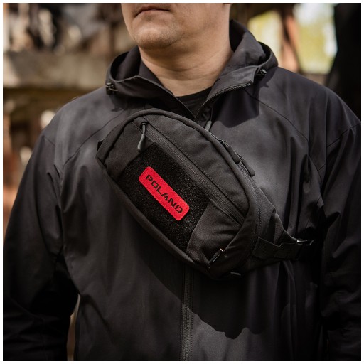 PATCH POLAND LASER suchý zips M-Tac 25x80 ČERVENÝ