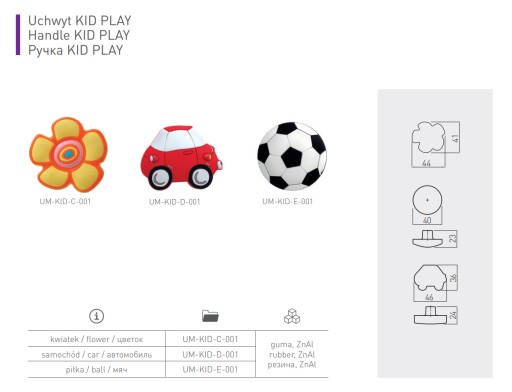 KID PLAY GTV BALL DETSKÝ držiak