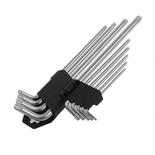 SADA KĽÚČOV TORX 1,5-10 9 kusov SILNÉ KĽÚČE TORX