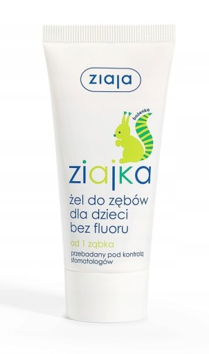 Zubná pasta Ziaja gél 50 ml bez fluoridu
