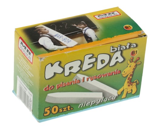 BIELE KRIEDA, TYP B, Štvorcová, BALENIE 50 ks.