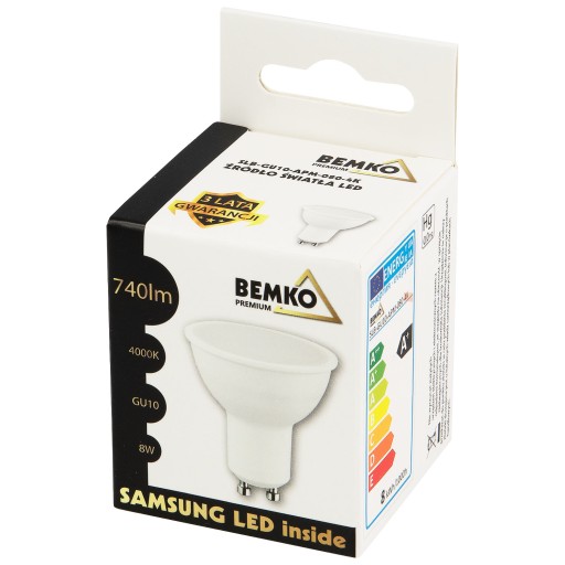 GU10 LED žiarovka 8W neutrálna farba 4000K SAMSUNG*