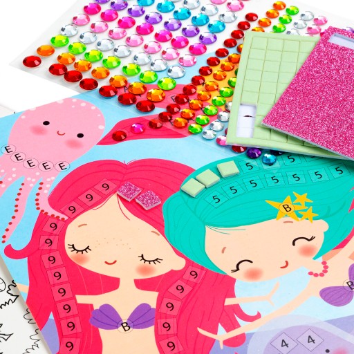 Kidea Kreatívna diamantová mozaika Magic World diamantová výšivka