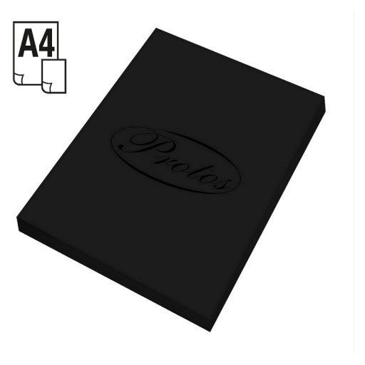 KOPÍROVACÍ PAPIER A4 160g 50 LISTOV ČIERNY PROTOS