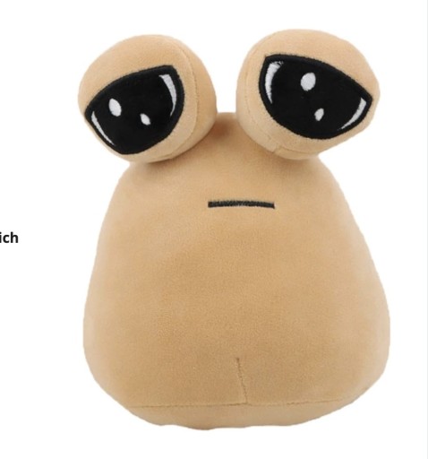 POU PLYŠOVÝ MASKOT PLYŠOVÁ PLYŠOVÁ HRAČKA MÔJ MIMOKRETSKÉ ZVIERATKO MÄKKÉ 22 CM