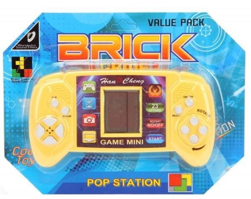 ELEKTRONICKÁ ARKÁDOVÁ HRA TETRIS TEHLA HERNÁ KONZOLA