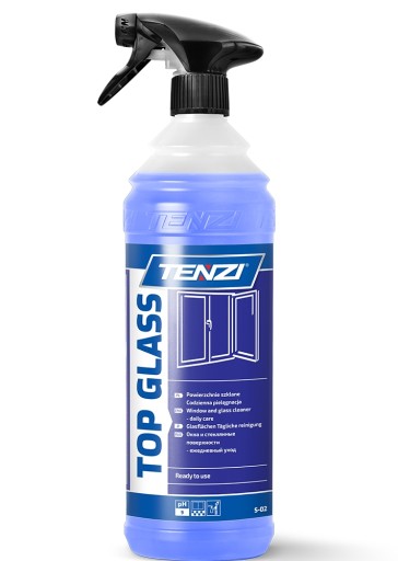 TENZI - Top Glass - kvapalina s atomizérom na čistenie skiel, zrkadiel, okien a rámov, 1l