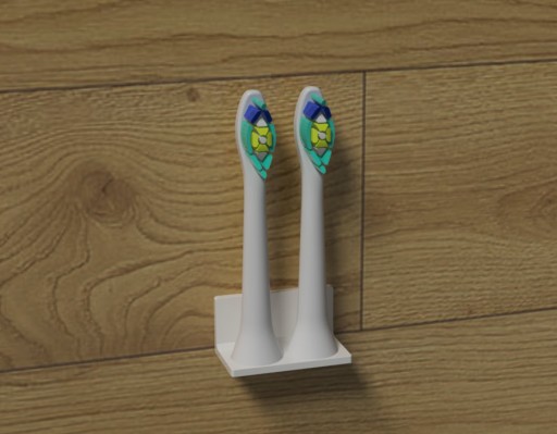 Stojan na 2 tipy pre PHILIPS Sonicare -WHITE