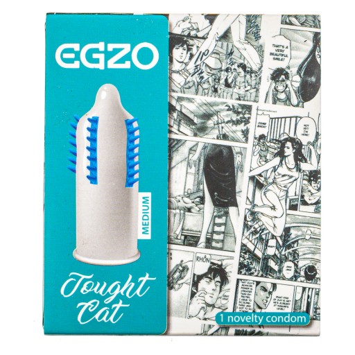 Exo Tought Cat kondóm s cvočkami 1 kus