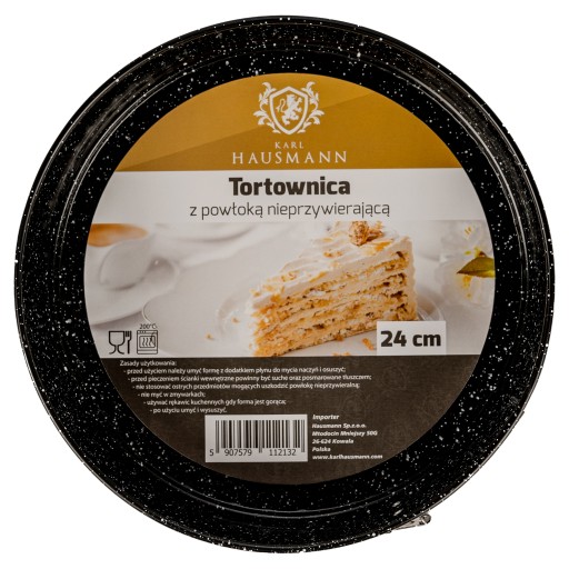 KRÚHLA TORTA DLAŽBA 24 CM FORMA NA PEČENIE TORTY