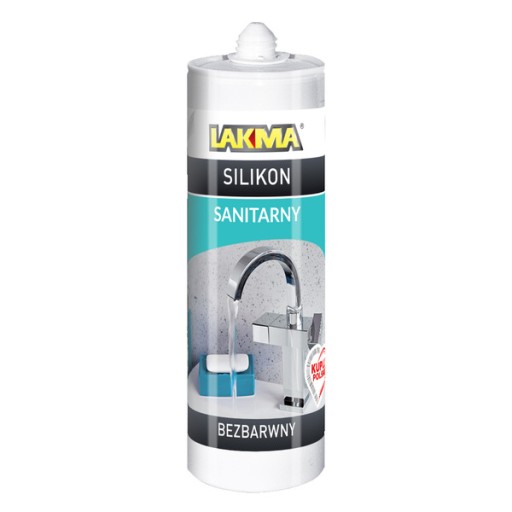 Bezfarebný sanitárny silikón Lakma 150ml