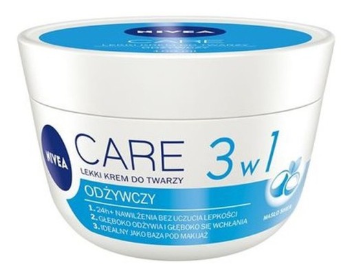 NIVEA CARE hydratačný krém na tvár 5v1 100ml
