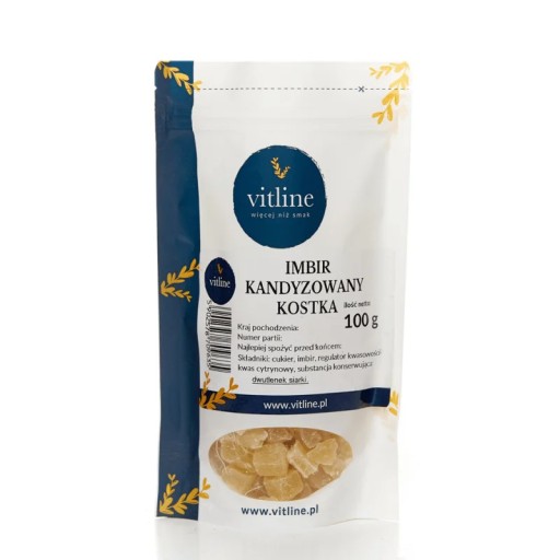 KANDIDOVANÝ ZÁZVOR 100g PREMIUM KOCK