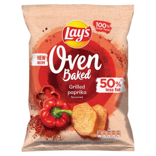 Lay's Oven Baked Crisps grilovaná paprika 180 g