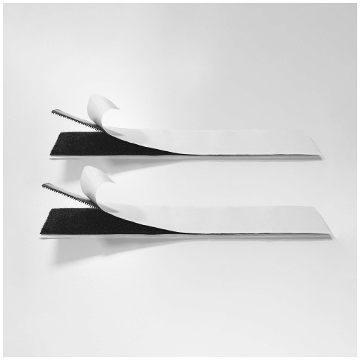 Suchý zips na čalúnené panely 2x 3cm x 25 cm Sada suchých zipsov