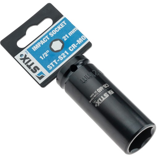 DLHÝ NÁRAZ PRE VZDUCHOVÉ KĽÚČE 1/2 PALCA CR-MO 21MM - STIX