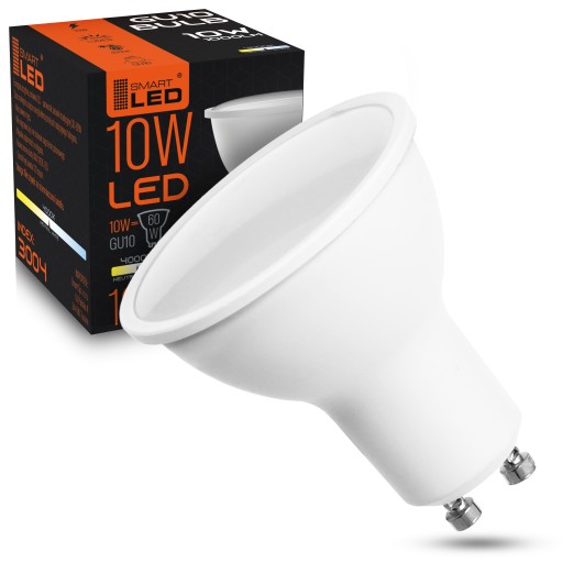 LED žiarovka GU10 2835 SMD 10W CCD neutrálna biela Úspora energie bez blikania