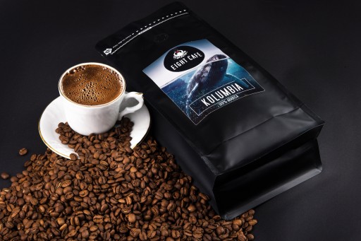 Čerstvo pražené kávové zrná 100% Arabica Colombia 50G pre kávovar na espresso