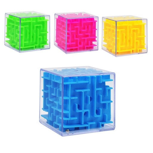 ZRUČNOSTNÁ HRA MINI LABYRINT 3D HÁDANKA KOCKY