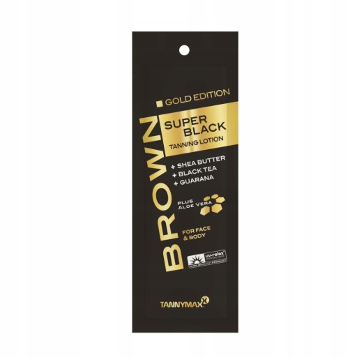 TannyMaxx Super Black Gold opaľovacie mlieko 15 ml