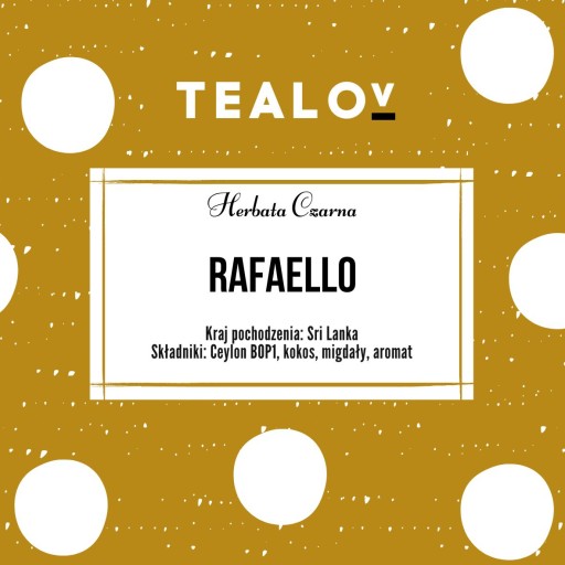 TEALOV čaj čierny RAFAELLO 100g