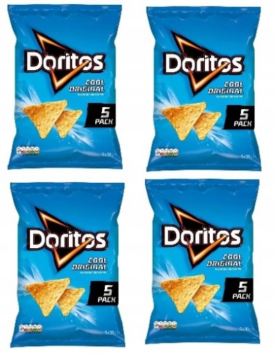 5x30g DORITOS Chips cool original 5pack UK