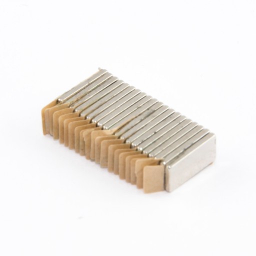 MK 10x5x1 s lepidlom neodymový magnet - 20 ks.