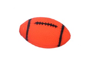 Hračka na rugbyovú loptičku 11,5 cm, pískacia