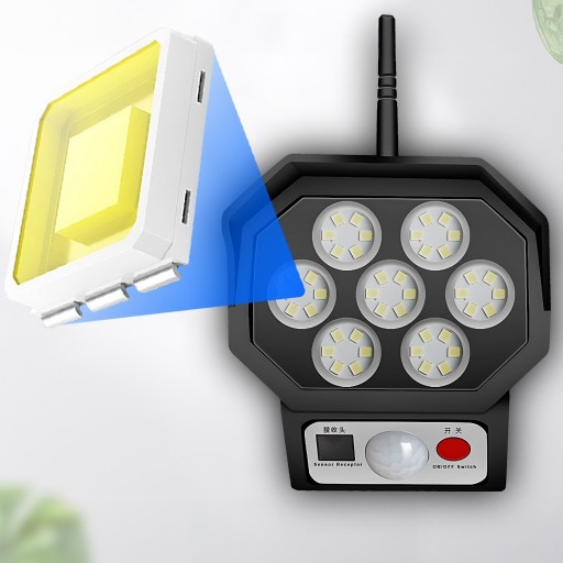 DUMMY CAMERA LED SOLÁRNA LAMPA SO SNÍMAČOM POHYBU