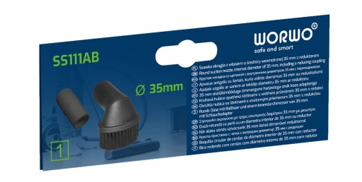 Univerzálna okrúhla kefová sacia hubica Worwo pre vysávač