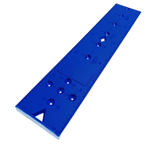 Šablóna na montáž VODÍTEĽA zásuvky a PÁNTOV KRABICE 55x270mm