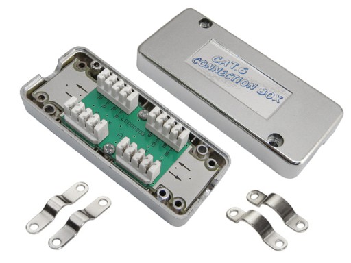 Tienený krútený párový konektor FTP kategórie 6 Connection Box LSA