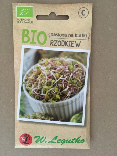 Semená na klíčky - Bio reďkovka 10 g