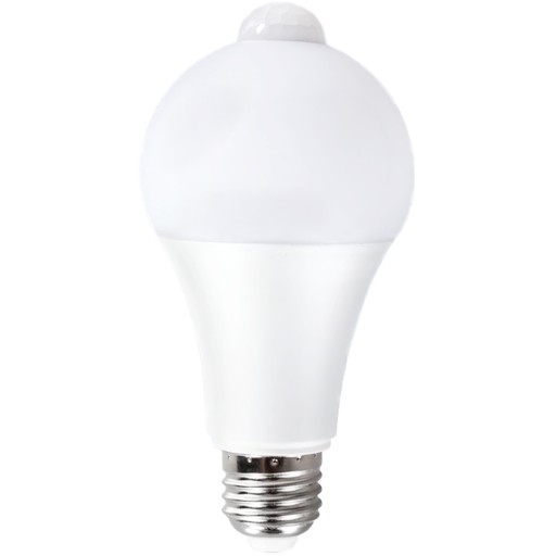 E27 LED žiarovka 12W PIR MOTION a TWILIGHT senzor