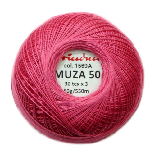 Cordonka MUZA 50 Ariadna 1569A ružová 50g 550m