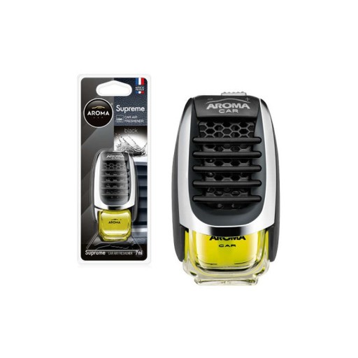 KONTROLOVANÁ VÔŇA DO AUTA AROMA CAR SUPREME SLIM 7ML ČIERNA PÁNSKY PARFUM