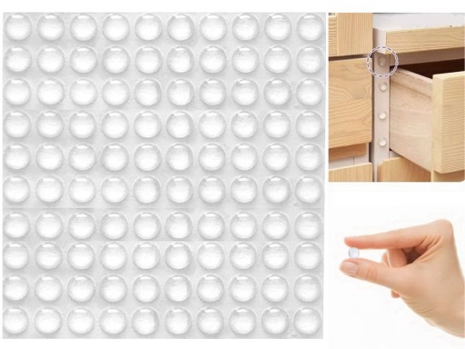 SAMOLEPIACE SILIKÓNOVÉ NÁRAZNÍKY 8 X 2 MM 100 ks