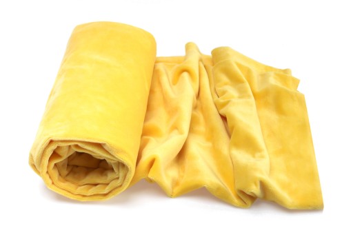Minky Knit Smooth No. 25 Yellow 1/2 MB