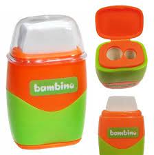 BAMBINO GUMA + DVOJITÁ BRÚŠKA 2V1 MINI ZOO
