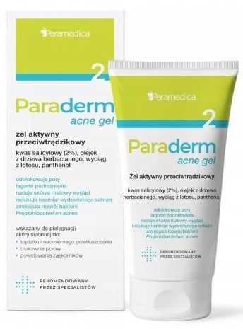PARADERM Gél na akné Akný gél proti akné 50 g